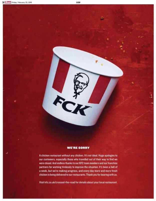 KFC apology